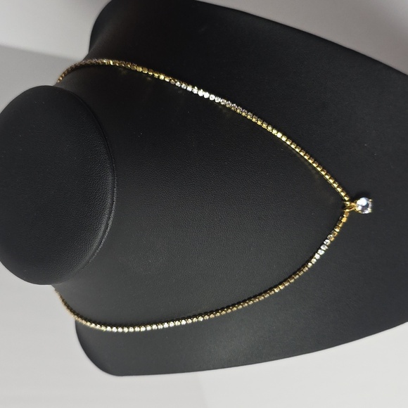 16" 18K Girly Gold Dipped Sparkel Necklace - Picture 9 of 9